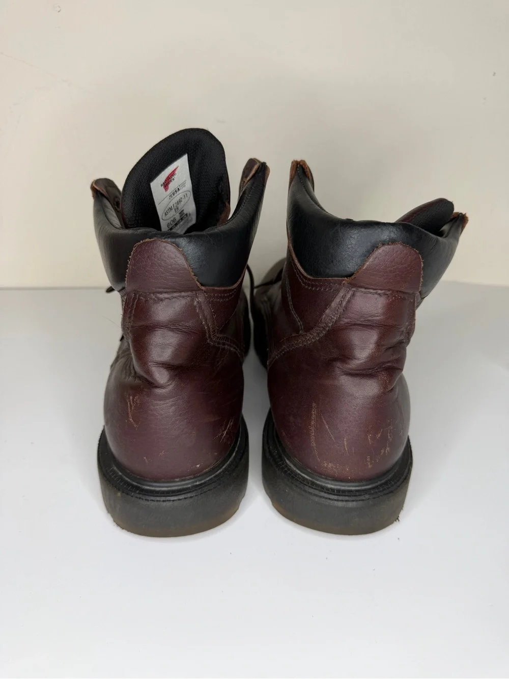 Red Wing Mens Size 11.5D Model 606 Soft Toe Brown Work Boot Oil Slip Resistant